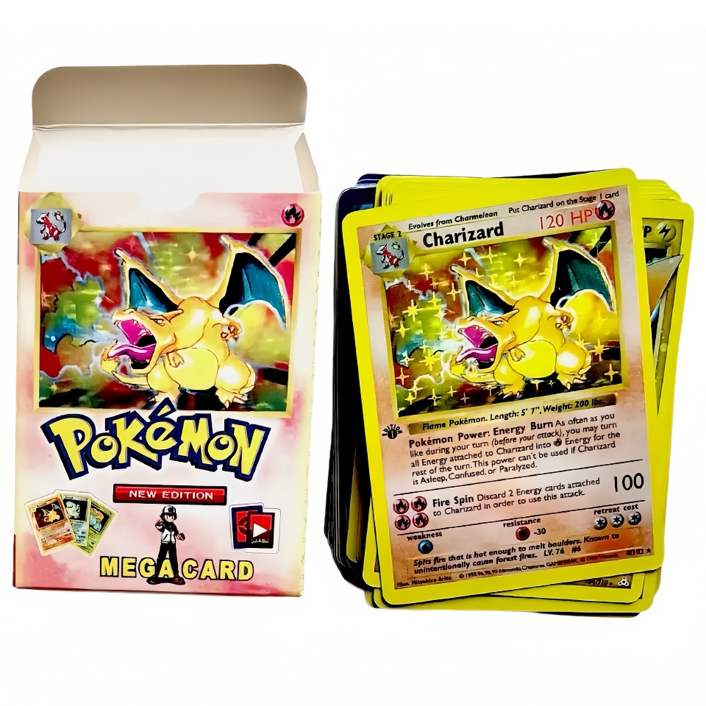 Renewable Energy Kids - New Pokemon 54pcs MEGA Cards/box English