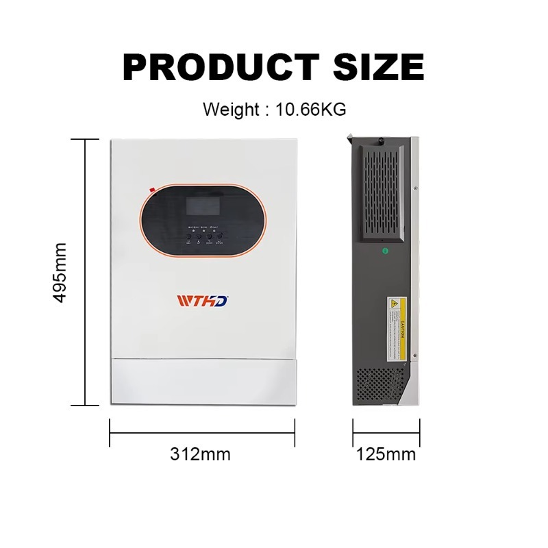 6.2KW Single Phase Off Grid On - огляд і ціна Hybrid Solar Inverter