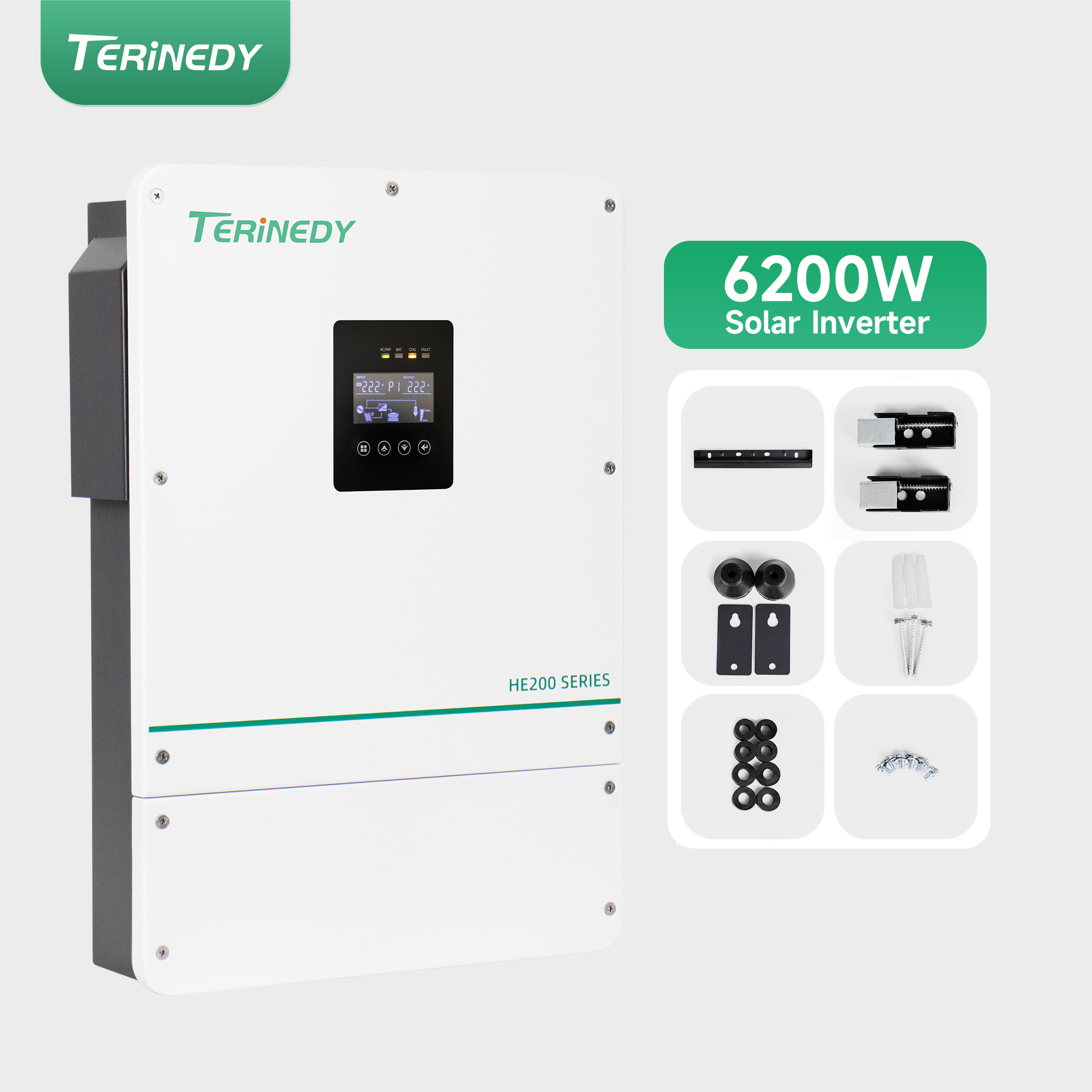 Smart 6kW 48V Built-in MPPT Pu - огляд і ціна Hybrid Solar Inverter