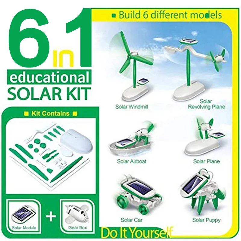 Educational DIY Solar Power Ki - огляд і ціна Renewable Energy For Kids